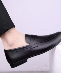 Casual Shoes Slip On Pure Leather BK 07