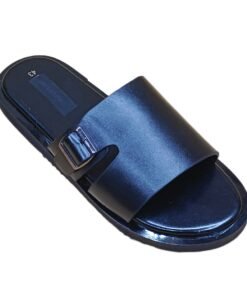 Side Buckle Summer Sandel With Pure Leather BK