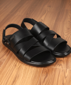 Premium Belt Summer Sandel With Pure Leather BK