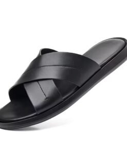 Cross Upper Slipper Sandel For Men