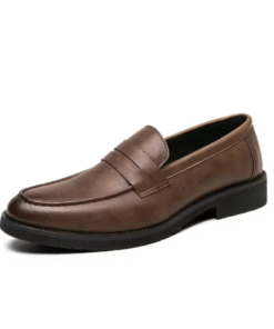 Penny Loafer For Men Pure Leather Brown 07